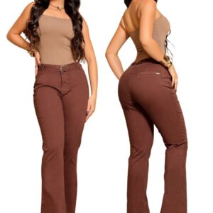 calça boot cut pt chocolate