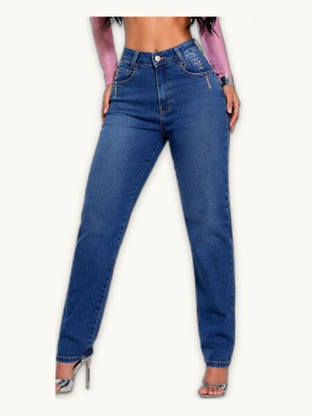 Calça Mom Confort Jeans Médio — a peça